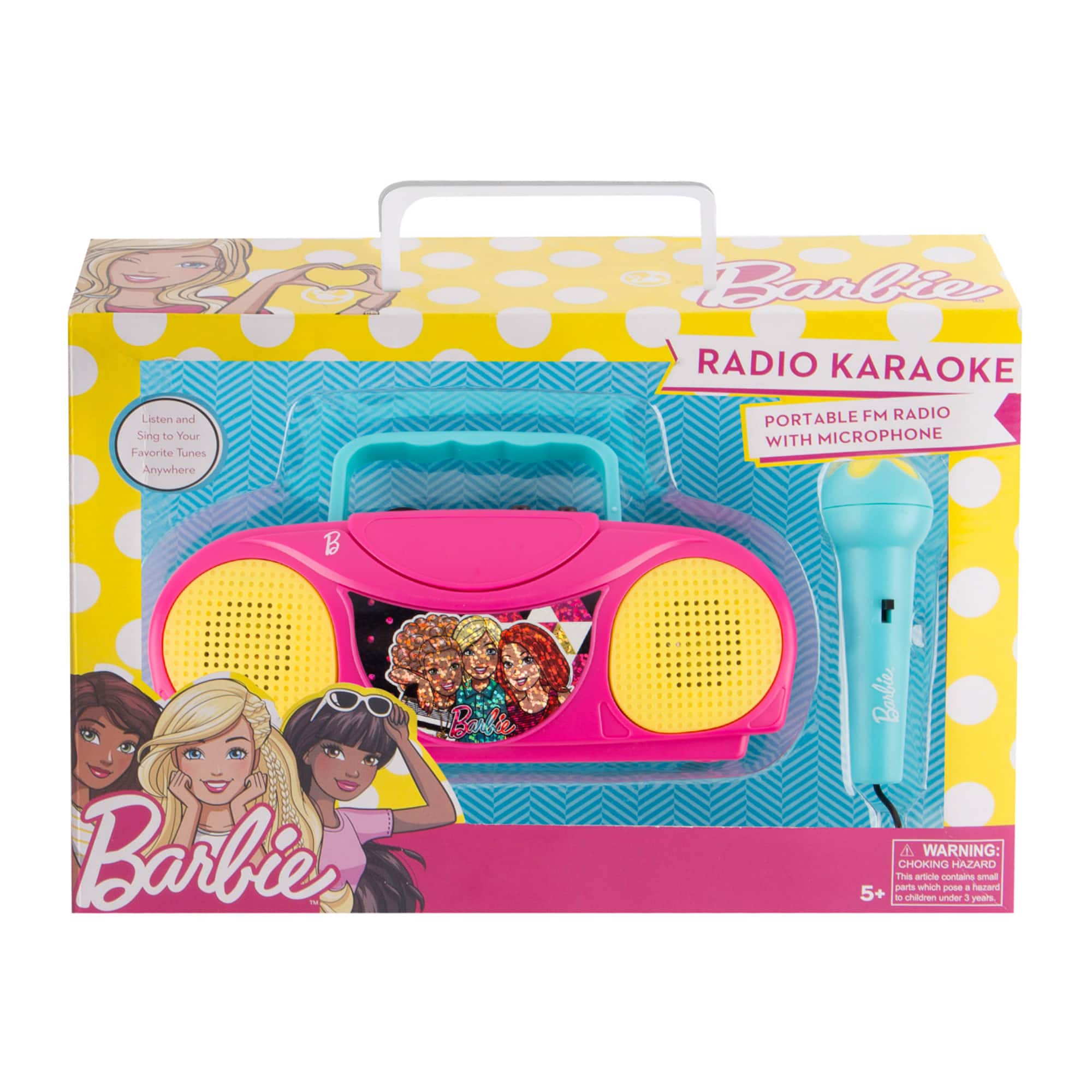 Barbie Portable Radio & Karaoke System